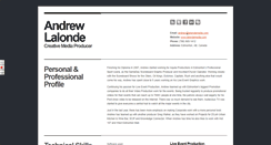 Desktop Screenshot of lalondemedia.com
